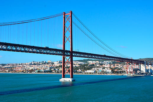 Lisbon's Ponte 25 de Abril Bridge